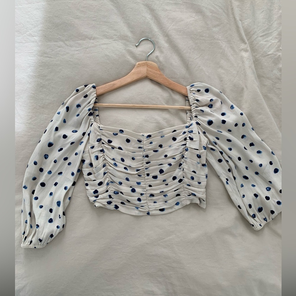 Wilfred cropped puff sleeve by